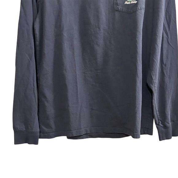 Vineyard Vines Men's S Blue Holiday Labrador Graphic Long-Sleeve Tee - Picture 5 of 9